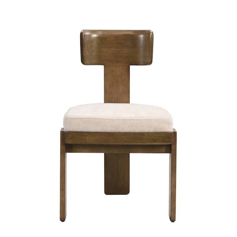 Chaises de salle à manger rembourrées, assise élégante et confortable, lot de 2