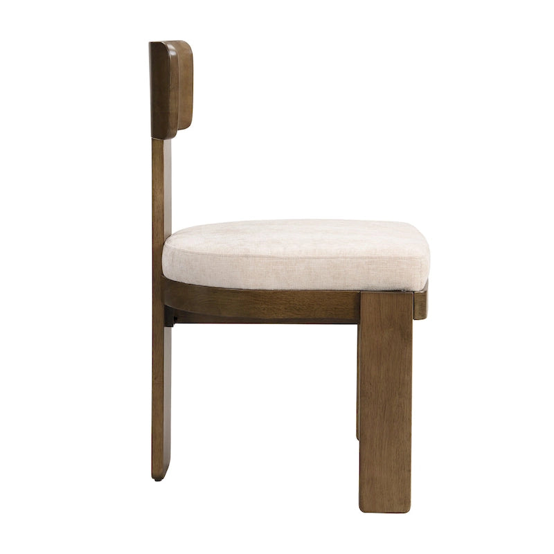 Chaises de salle à manger rembourrées, assise élégante et confortable, lot de 2