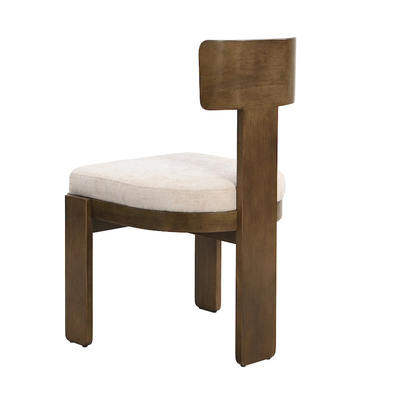 Chaises de salle à manger rembourrées, assise élégante et confortable, lot de 2