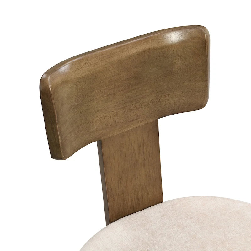 Chaises de salle à manger rembourrées, assise élégante et confortable, lot de 2