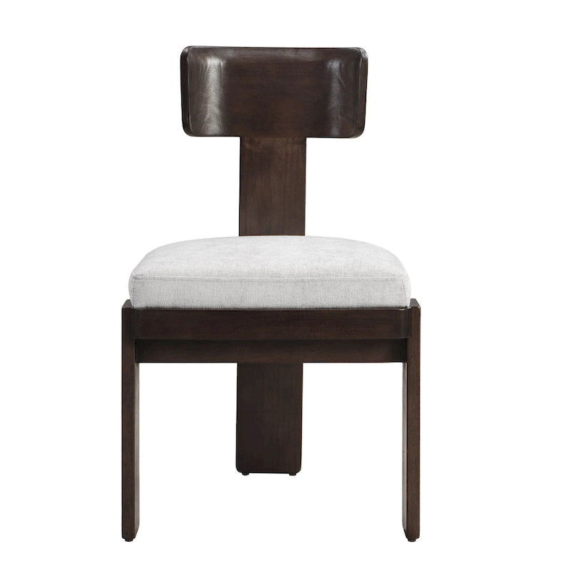 Chaises de salle à manger rembourrées, assise élégante et confortable, lot de 2