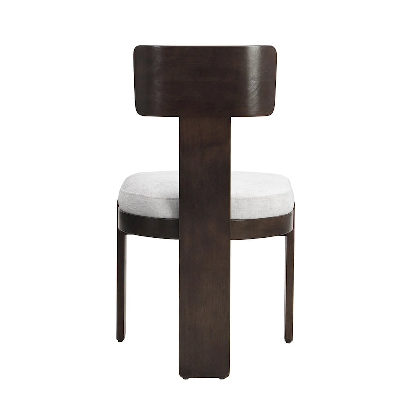 Chaises de salle à manger rembourrées, assise élégante et confortable, lot de 2