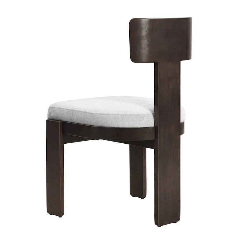 Chaises de salle à manger rembourrées, assise élégante et confortable, lot de 2