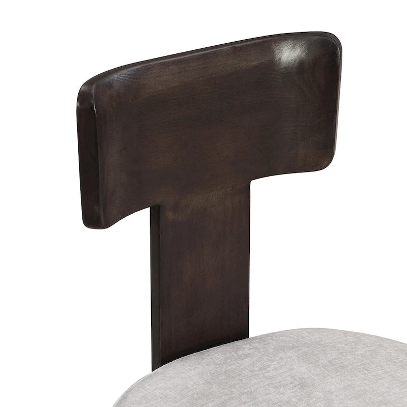 Chaises de salle à manger rembourrées, assise élégante et confortable, lot de 2