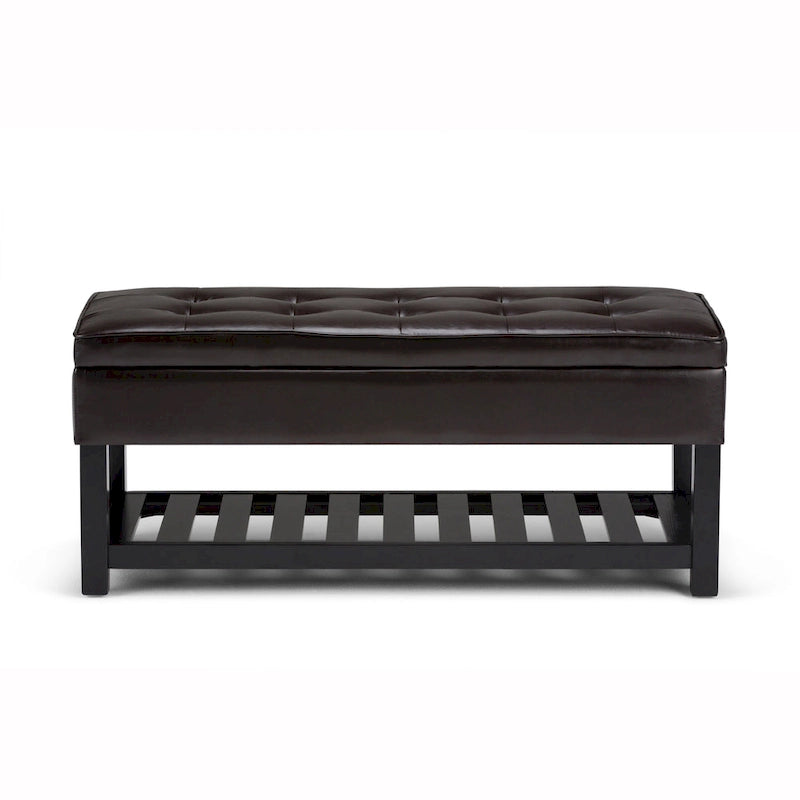 Banc ottoman rectangulaire de transition de 44 po de largeur