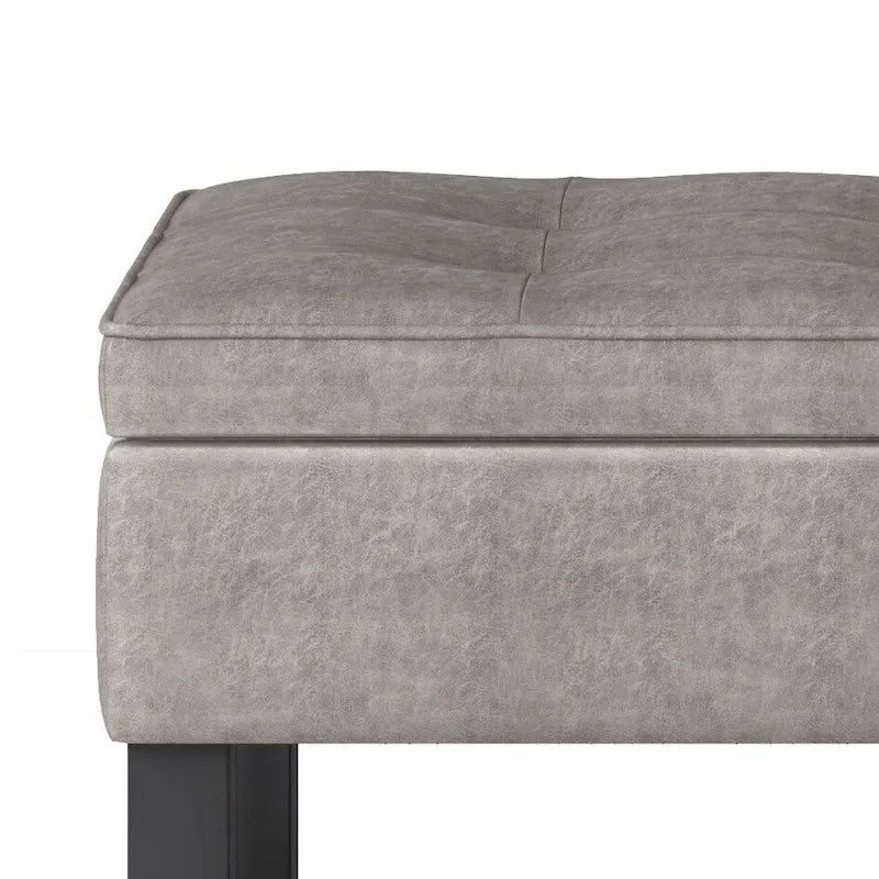 Banc ottoman rectangulaire de transition de 44 po de largeur