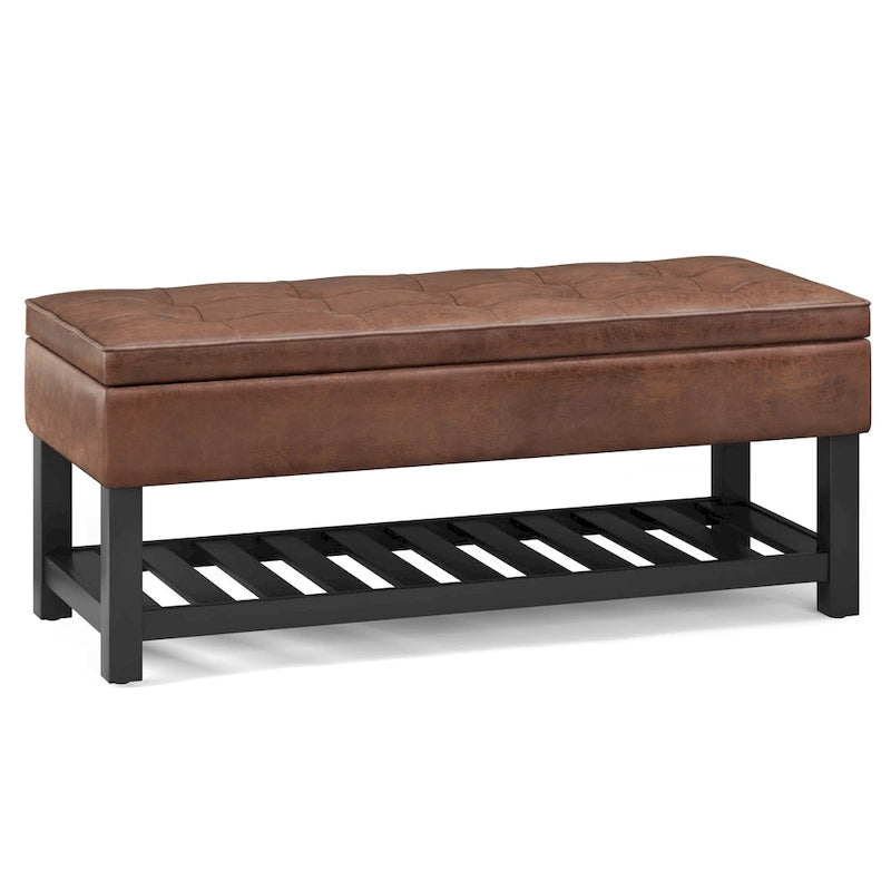 Banc ottoman rectangulaire de transition de 44 po de largeur