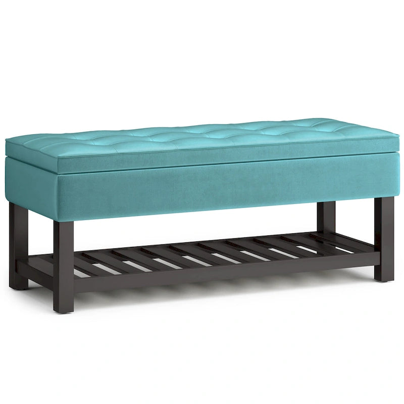 Banc ottoman rectangulaire de transition de 44 po de largeur