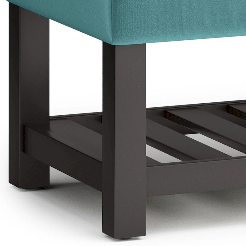 Banc ottoman rectangulaire de transition de 44 po de largeur