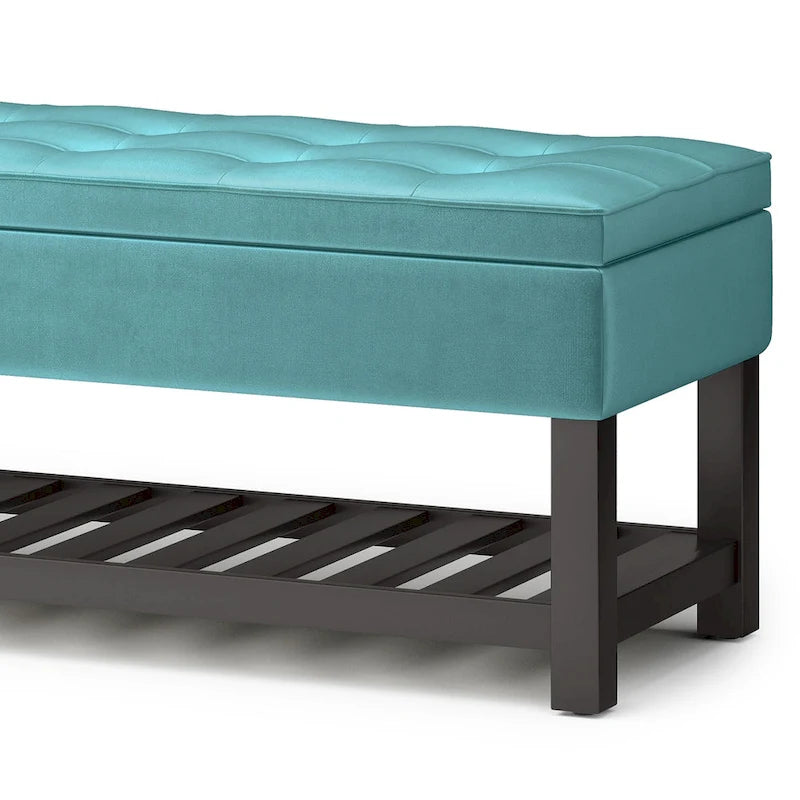 Banc ottoman rectangulaire de transition de 44 po de largeur