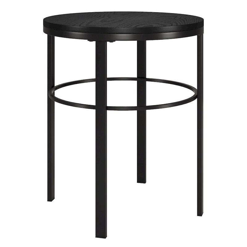 Table d'appoint ronde de 20 po de large avec plateau en MDF