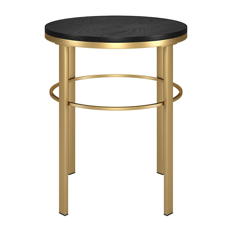 Table d'appoint ronde de 20 po de large avec plateau en MDF