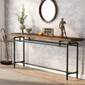 70.9 Inches Console Sofa Table for Living Room, Wood Entryway Table