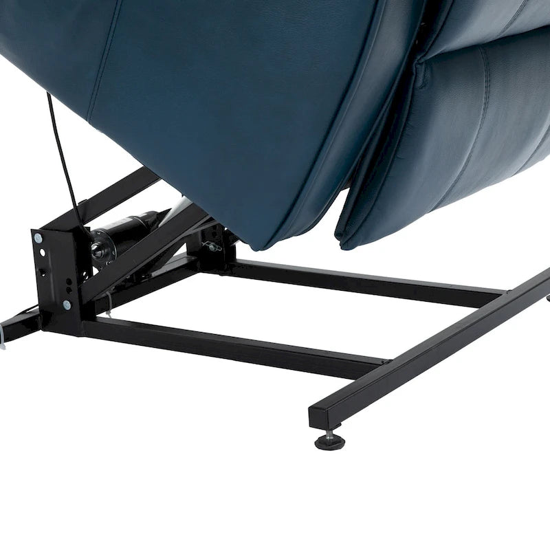 Fauteuil inclinable électrique de relaxation pour personnes âgées en similicuir avec fonction massage