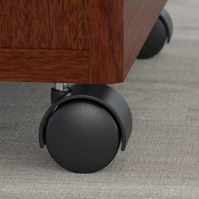 Bureau 72 x 30 avec armoirette et tiroirs par
