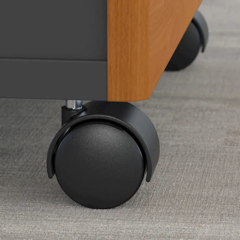 Bureau 72 x 30 avec armoirette et tiroirs par