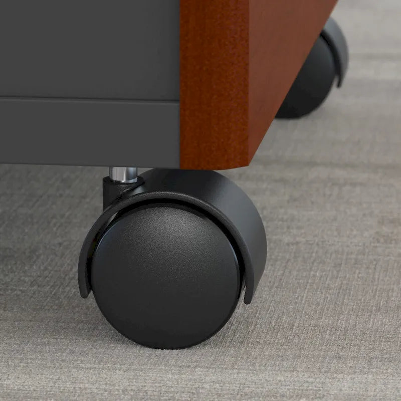 Bureau 72 x 30 avec armoirette et tiroirs par