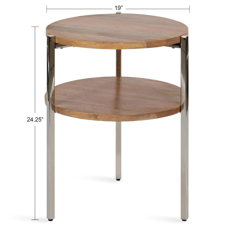 Table d'appoint ronde - 19x19x25