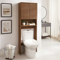 Meuble de rangement de salle de bain au-dessus des toilettes