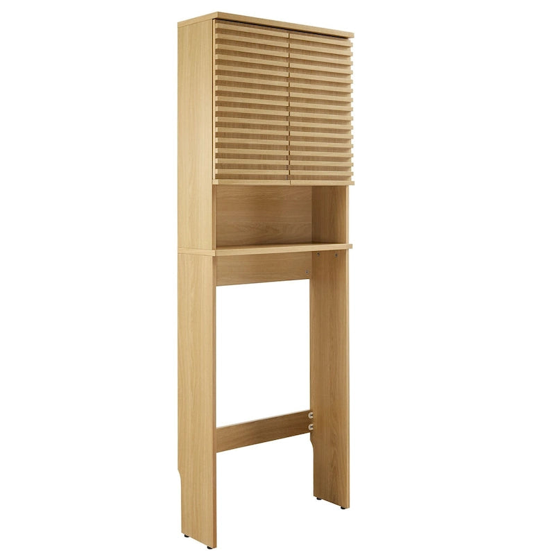 Meuble de rangement de salle de bain au-dessus des toilettes