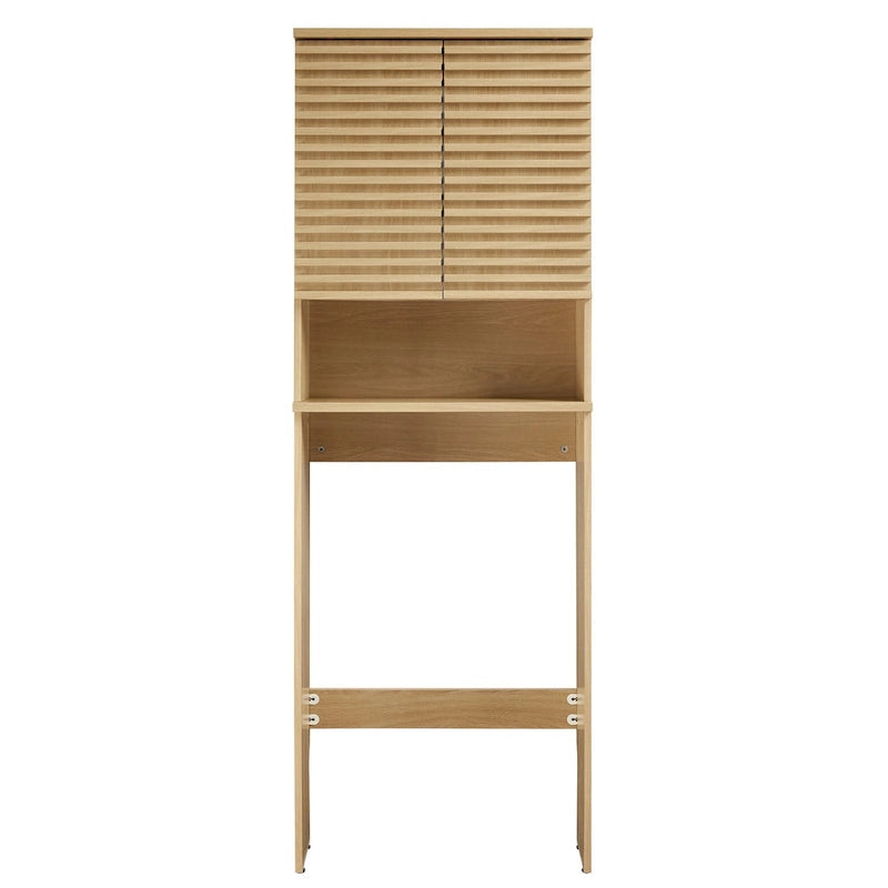 Meuble de rangement de salle de bain au-dessus des toilettes