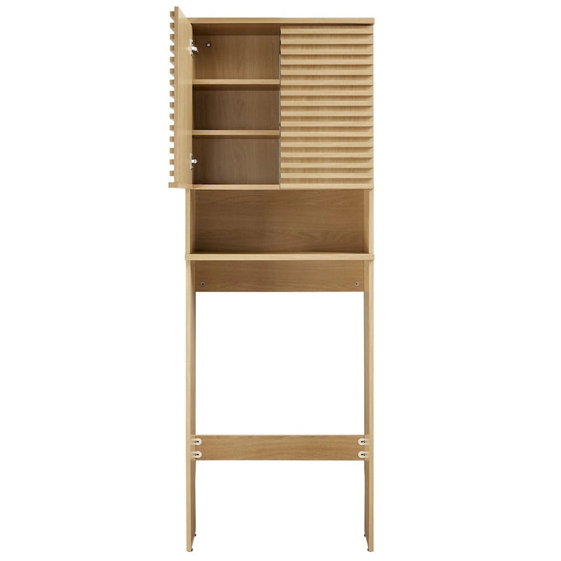 Meuble de rangement de salle de bain au-dessus des toilettes