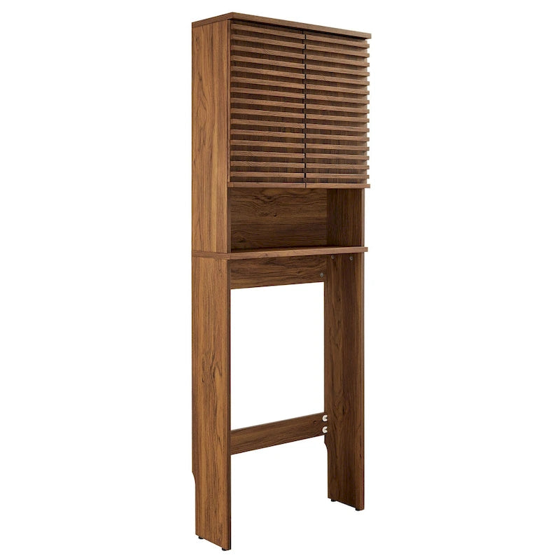 Meuble de rangement de salle de bain au-dessus des toilettes