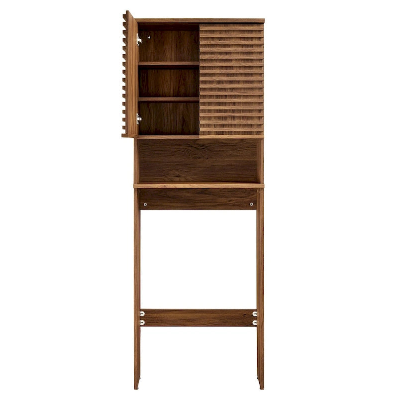 Meuble de rangement de salle de bain au-dessus des toilettes