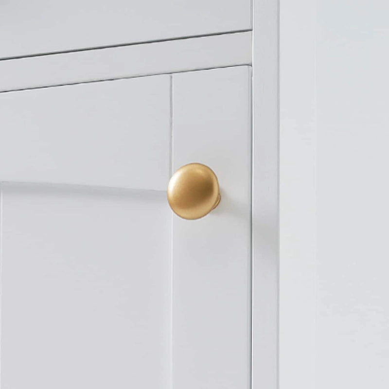 Armoire de salle de bain haute avec portes vitrées