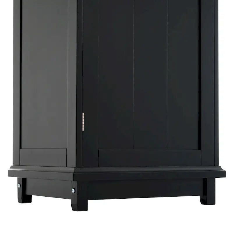 Armoire de salle de bain haute avec portes vitrées