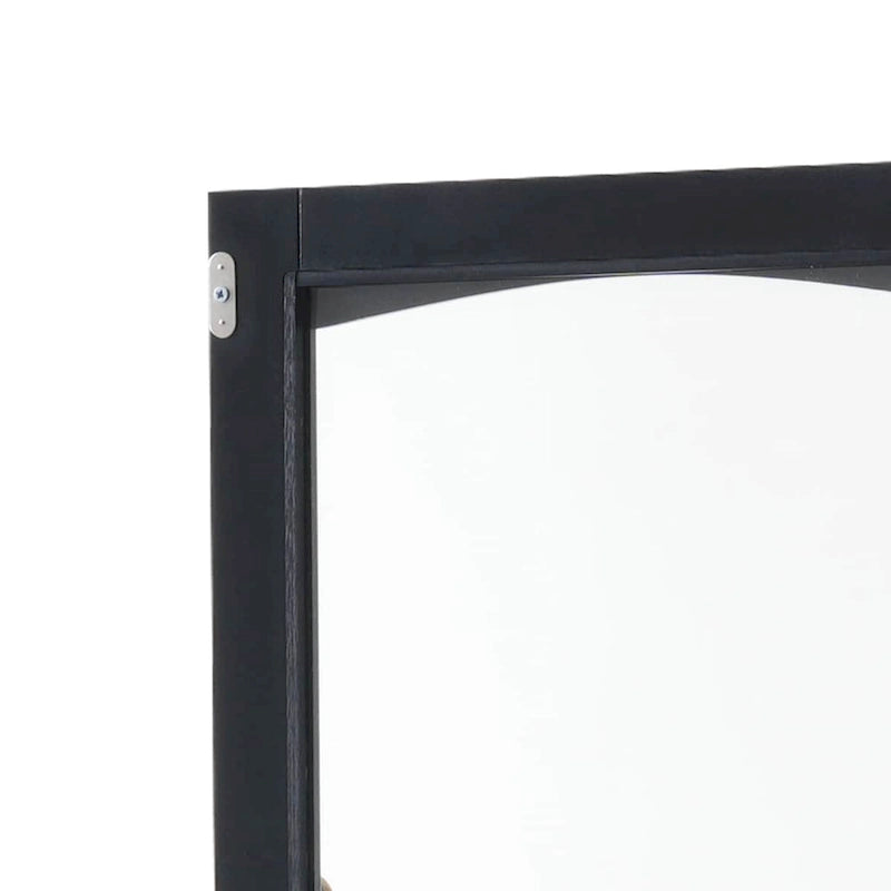 Armoire de salle de bain haute avec portes vitrées
